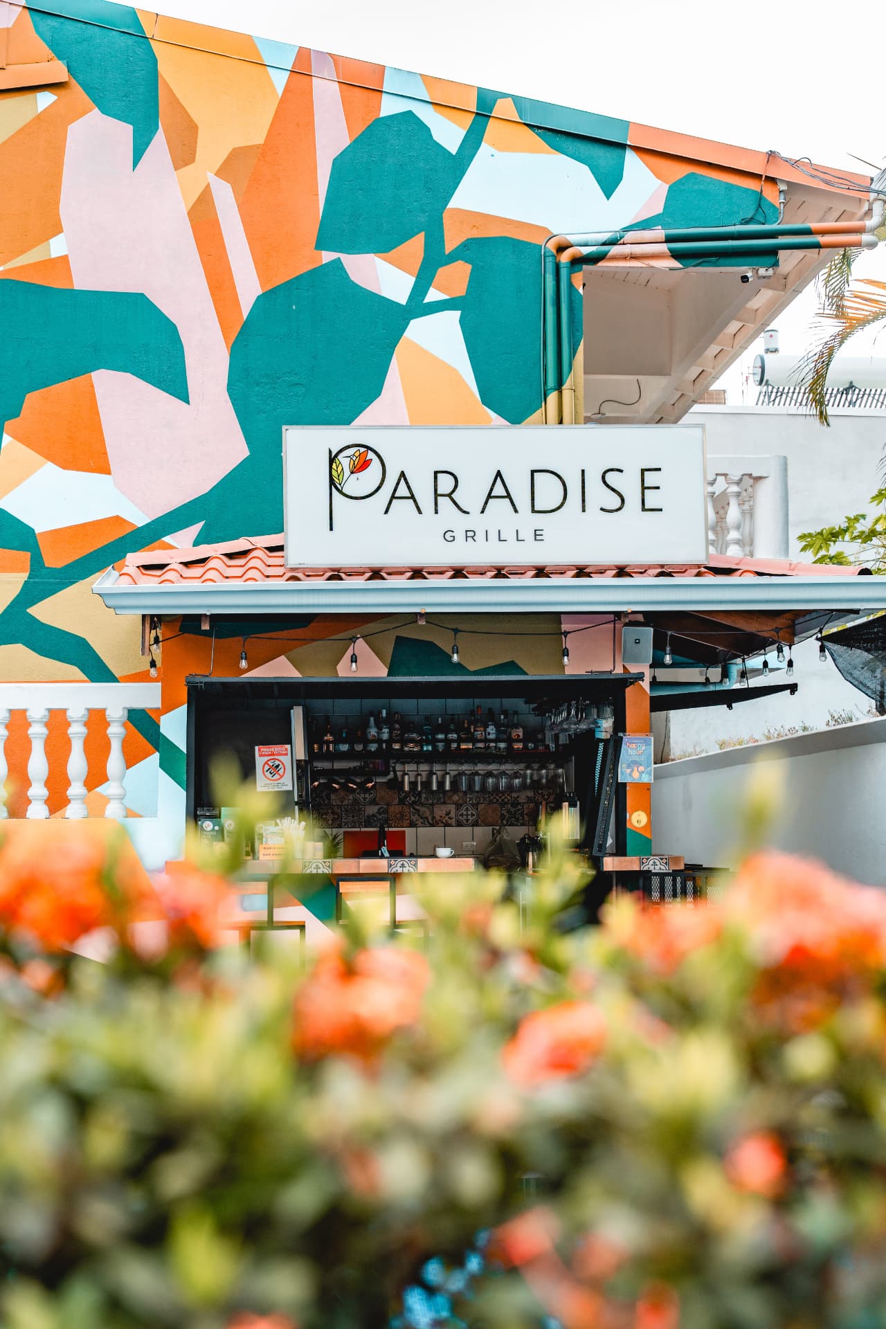 The Paradise Grille sign